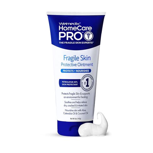 Fragile Skin Protective Ointment Hospital Grade Healing Ointment, Barrier Cream & Skin Protectant w/Calendula for Treatment of Eczema, Psoriasis, Dermatitis, Bed Sores, Chafing (5oz Tube) in Kuwait