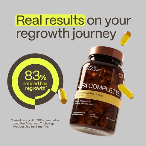 EFA Complete with Optimal Omega 3 6 9 Levels of Potency Flax Oil, Fish Oil, Borage Oil, and Evening Primrose Oil 800mgs (90count) 3rd Party Tested - High in GLA and 369 Omegas in Kuwait