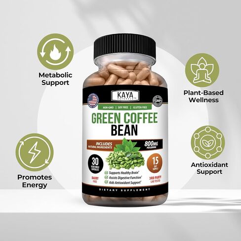 Kaya Naturals Green Coffee Bean 60 Count in Kuwait