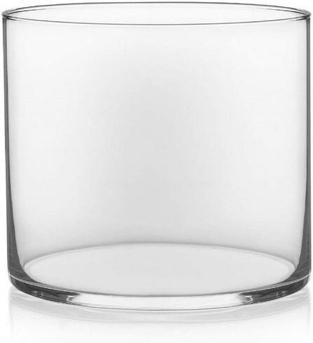 6" Tall x 3.5" Wide - Cylinder Glass Vase and Flower Guide Booklet -for Weddings, Events, Decorating, Arrangements, Flowers, Office, or Home Decor. in Saudi Arabia