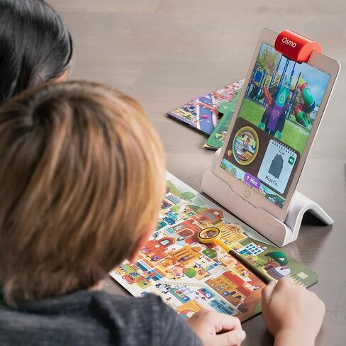 Osmo - Detective Agency + Base for iPad Bundle - Ages 5-12 - Solve Global Mysteries - STEM Toy in Kuwait