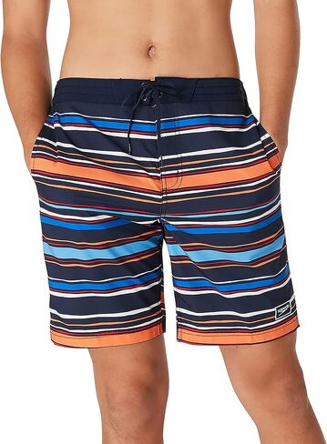 Speedo Men's Swim Trunk Knee Length Boardshort Bondi Striped in Kuwait