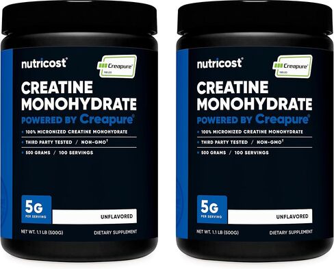 Nutricost Creapure® Creatine Monohydrate Powder 1KG in Kuwait