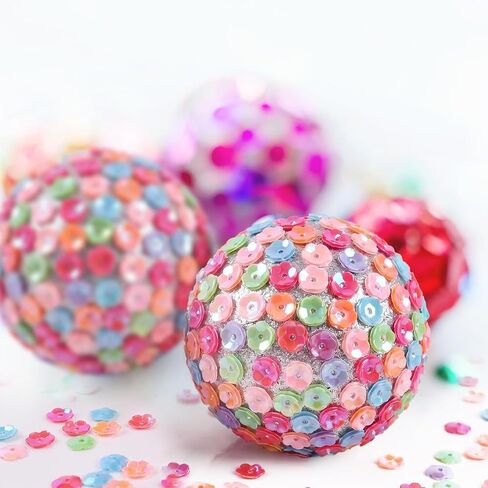 DIYASY 10800 Pcs Flower Sequins, 6 MM Bulk Round Embroidery Loose Sequins Cup Craft Sequin with Holes for Craft Sewing DIY Art Decorations in Kuwait