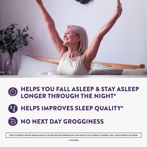 ZzzQuil PURE Zzzs طوال الليل، إصدار ممتد، أقراص الميلاتونين للمساعدة على النوم، تساعدك على البقاء نائمًا لفترة أطول، للبالغين، 2 مجم لكل قرص، 28 قطعة (عبوة من قطعتين) in Saudi Arabia