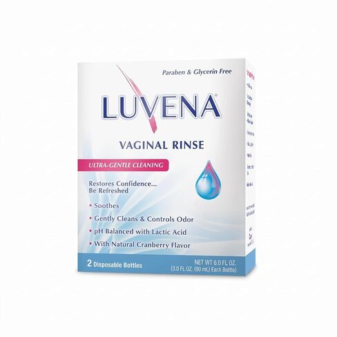 LUVENA Daily Personal Feminine Rinse - Ultra Gentle Wash to Maintain Freshness & Resist Odor - pH Balanced, Paraben Free, Gynecologist Tested - Soothing & Moisturizing (2 Pack, 3oz Bottles) in Kuwait