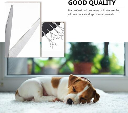PET Hair Scissors Set with Thinning Function, Stainless Steel in Kuwait