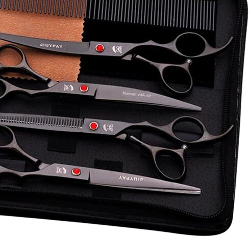 Premium Stainless Grooming - Complete Set for Cats and Dogs, Black in Saudi Arabia