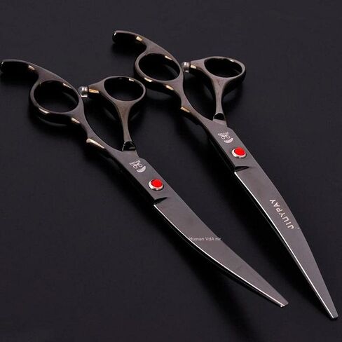 Premium Stainless Grooming - Complete Set for Cats and Dogs, Black in Saudi Arabia