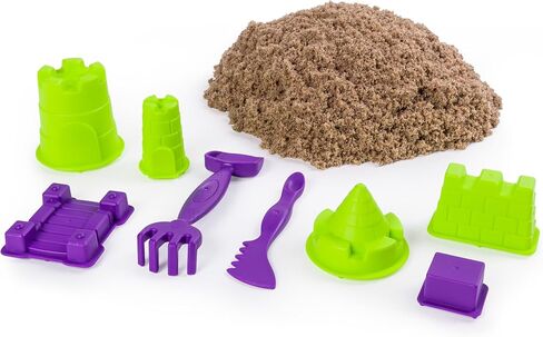 Kinetic Sand Beach Sand Kingdom Playset with 3lbs of Beach Sand, for Ages 3 and Up in Kuwait