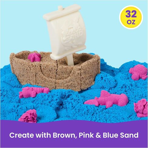 Kinetic Sand Sandy Shore Set, Moldable Play Sand Sensory Toys, Ages 5+ in Kuwait