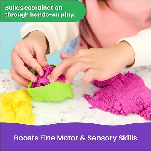 Kinetic Sand Sandy Shore Set, Moldable Play Sand Sensory Toys, Ages 5+ in Kuwait