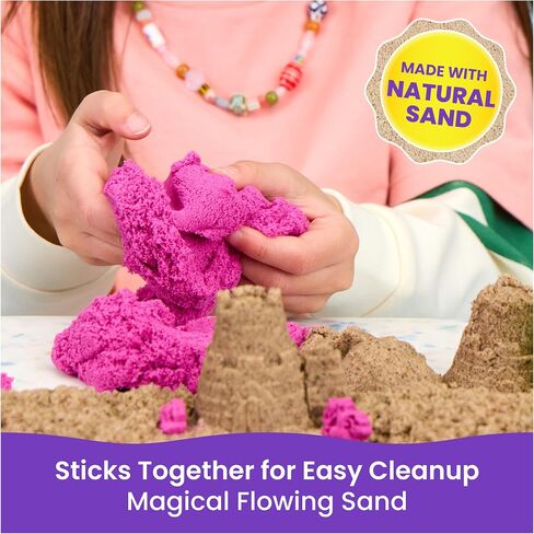 Kinetic Sand Sandy Shore Set, Moldable Play Sand Sensory Toys, Ages 5+ in Kuwait