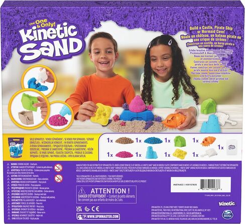 Kinetic Sand Sandy Shore Set, Moldable Play Sand Sensory Toys, Ages 5+ in Kuwait