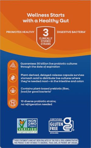 Nature's Way Fortify Daily Probiotic for Men and Women 50+, 30 Billion Live Cultures, Colon, Digestive, and Immune Health Support* Supplement, 30 Capsules in Saudi Arabia