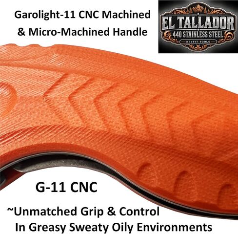Keyfit Tools EL TALLADOR Wood Carving Knife 440 Stainless Steel Heat Treated ~Professional Precision Woodworking Designed For Controlled Cuts Detailed Shaping Comes With Sharpener in Kuwait