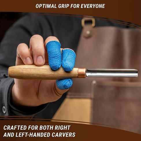 BeaverCraft Wood Carving Gouge K9/10 Woodworking Hand Chisel Compact Wood Carving Knife for Beginners and Profi in Saudi Arabia
