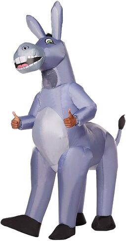Spirit Halloween Adult Inflatable Donkey Costume | Funny Halloween Costume | Fan-Operated Outfit | Donkey Cosplay in Saudi Arabia