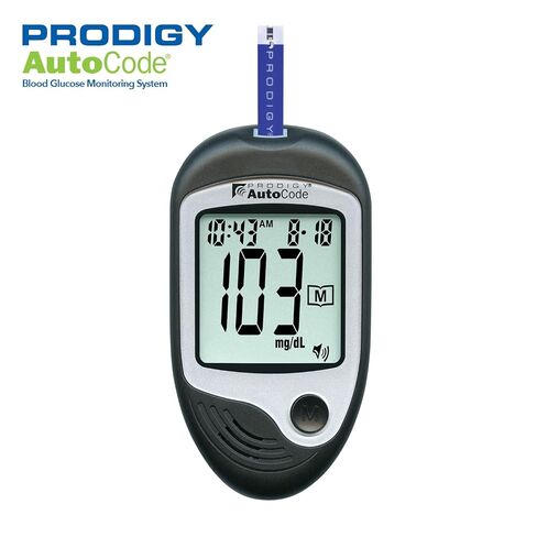 Prodigy - 38484051850 جهاز قياس السكر في الدم الناطق Autocode Prodigy Autocodelack in Kuwait