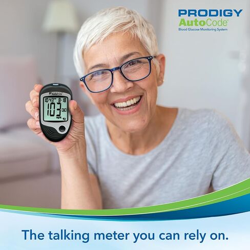 Prodigy - 38484051850 جهاز قياس السكر في الدم الناطق Autocode Prodigy Autocodelack in Kuwait