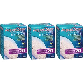 (3 Pack) Aquaclear 20-gallon Biomax