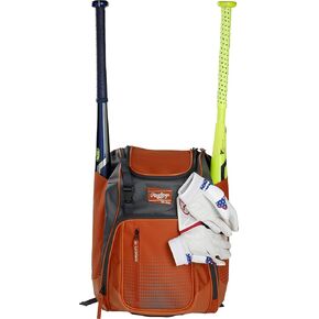 Rawlings | FRANCHISE Backpack Equipment Bag | Baseball/Softball | Rec/Travel | Multiple Styles