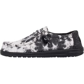 Hey Dude Men's Wally Thunderstruck Tie Dye Multiple Colors | Men’s Shoes | Men's Lace Up Loafers | Comfortable & Light-Weight
