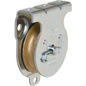 National Hardware N233-254 3219BC Wall and Ceiling Mount Single Pulley in Zinc plated,2 Inch