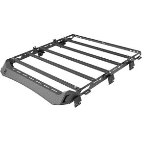 Tyger Auto Platform Style Roof Rack Compatible with 2020-2024 Jeep Gladiator | For Models with Hard Top | Cargo Storage Carrier for Outdoor Gear| Paintable Accent Inserts to Color Match | TG-RR1J33448