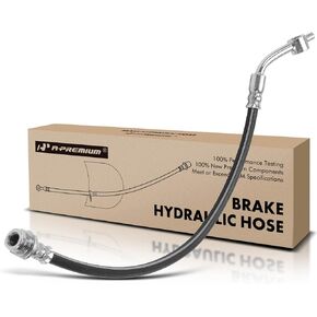 A-Premium Front Driver Brake Hydraulic Hose Compatible with Select Nissan Models - Frontier 1998-2001 2.4L 3.3L, Frontier 2002-2004, Xterra 2000-2004 - Replace# 4621125620