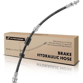 A-Premium Front Driver and Passenger Brake Hydraulic Hoses Compatible with Select Mazda Models - 3 2004-2013, 3 Sport 2010-2010/2012-2012, 5 2006-2010/2012-2015 - Replace# BP4K43980D(Pack of 2)