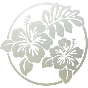 Sliding Glass Door Stickers - Glass Sticker Decals for Windows and Glass Doors - 3 Frost Vinyl Window Stickers - Bird Window Decals by Glass Alert (Flower)