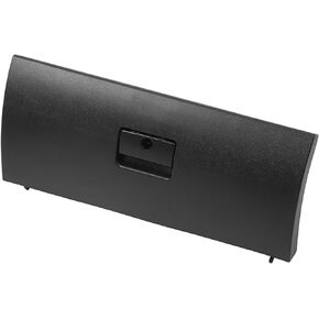 Car Console Glove Box Door Cover, Surface Black Scratch Resistant Perfect Fit Plastic Glove Box Drawer Door Lid for Bora
