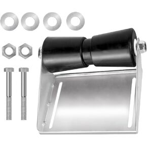 8" Boat Trailer Rollers with Brackets, Keel Roller Assembly Kit- Enhanced Trailer Rollers for Smooth Transport