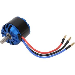 RC Brushless Motor,5055 400KV 1420W Brushless Motor High Efficiency Motor with 4.0mm Banana Plug RC Brushless Motor for RC Aircraft Plane Upgrade Parts