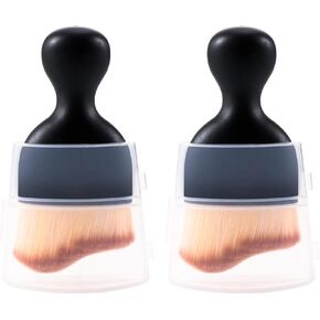 قطعتان من فرشاة Woobrooch الداخلية لتنظيف الغبار من الغبار، فرشاة Woobrooch Zabernim لتفصيل السيارة، فرش منحنية خالية من الخدش مع حقيبة لتنظيف حجرة المحرك ولوحة القيادة والإلكترونيات in Kuwait