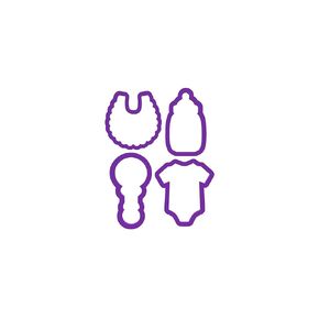 Baby Cookie Cutter Set - Baby Shower Cookie Cutters