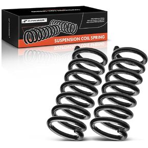 A-Premium 2Pcs Front Suspension Coil Spring Set Compatible with Dodge Ram 1500 1997 1998 1999, RWD, Replace# 52039055, 52039056
