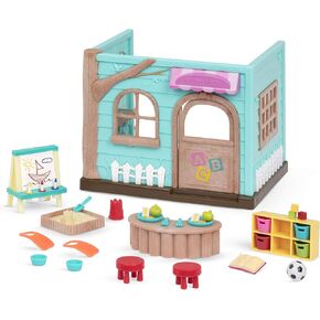 Li’l Woodzeez – Li'l Luvs & Hugs Nursery – Dollhouse Playset – Miniature Furnitures & Accessories Included - Pretend Play for Kids Age 3+