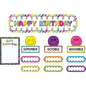 Teacher Created Resources Brights 4Ever Happy Birthday Mini Bulletin Board
