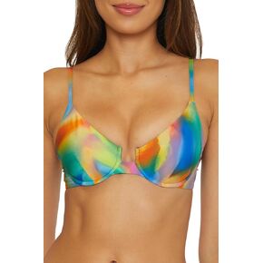 BECCA Women's Paper Mache Underwire Bikini Top, Adjustable, Swimwear Separates in Kuwait