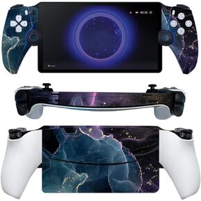 Vinyl Skin Sticker Decal for PS Portal Remote Player Console - Purple Universe