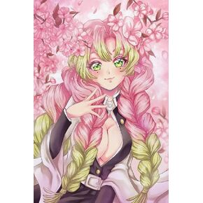 SXSJEIOU DIY Anime Diamond Painting Kits for Adults, Demon Slayer 5D Diamond Art Kit Full Drill Round for Crafts Wall Decor (12" X 16")