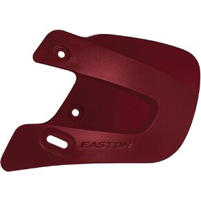 EASTON EXTENDED JAW GUARD, Left-Handed Batter, Maroon
