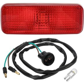 Tail light Taillight Lens & Socket & Bulb LED Assy for Honda FourTrax 300 TRX300 1988-1996 FourTrax 200 TRX200 1987-1997 Recon 250 TRX250TM 1997-2000 ATC125 1987