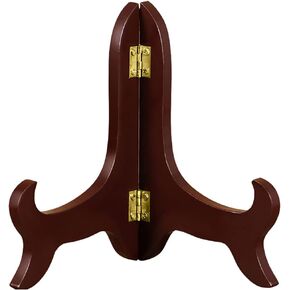GSHLLO Wooden Display Stand Plate Displaying Holders Photo Frame Holders Picture Easel Stand Book Stands Home Art Decoration for Desk Tabletop 5 inches