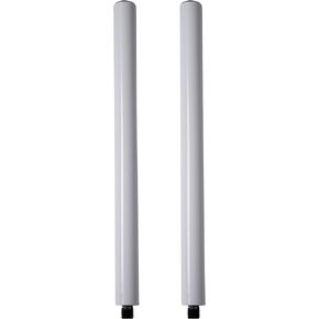 Sound Town 2-pack Subwoofer/Speaker Extender Poles with M20 Threaded Lower End and 35mm Adapter, Black (STSD-ADM20B-PAIR)