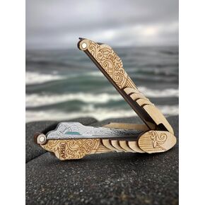 Shamanicshop Jew's Harp by D.Glazyrin/Aria (in wooden case) - Professional mouth musical instrument (jaw harp) Beautiful sound Excellent quality Original Russian maultrommel (jaw harp, dan moi).