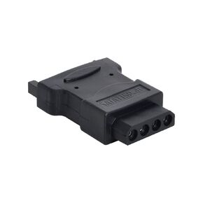 cablecc 15Pin SATA Male Power Cable to Molex 4-pin IDE Hard Disk Drive Power Adapter