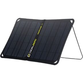 Goal Zero Nomad 20, Foldable Monocrystalline 20 Watt Solar Panel with 8mm + USB Port, Portable Solar Panel Charger. Lightweight 18-22V 20W Solar Panel Charger with Adjustable Kickstand